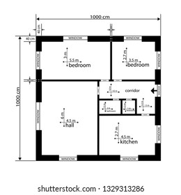 Scheme for building house sign