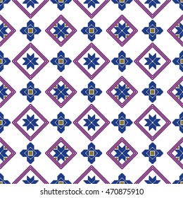 scheme for embroidery abstract floral pattern. pixel mosaic. Vector illustration. For the design, printing, textile industry. color