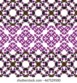 scheme for embroidery. Pixel Mosaic. vector. for use as a template in the textile industry, design, printing
