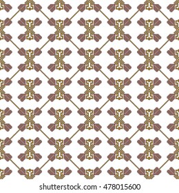 scheme for embroidery. Pixel Mosaic. vector. for use as a template in the textile industry, design, printing