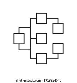Scheme icon design. isolated on white background