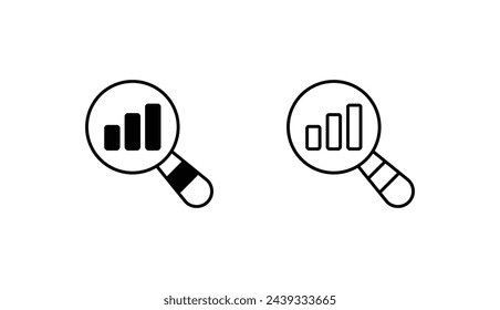 Diseño de icono de esquema con fondo blanco ilustración de stock
