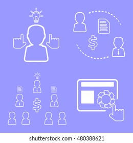 Scheme implementation of the idea. Creating software.Graphical representation of the interaction with the investor. Bringing the product to the consumer.Making a profit and interconnection facilities.