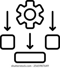 Scheme Line Vector Icon Design