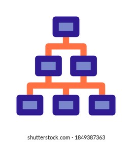 Scheme outline icon. Vector item from set, dedicated to Big Data and Machine Learning.