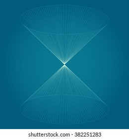 Scheme of physics, chemistry and sacred geometry. The science theme. 