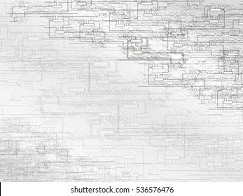 Scheme of plumbing communications. Abstract background. Vector illustration.