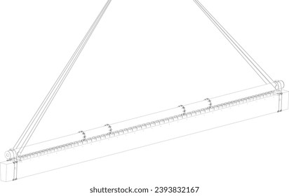 scheme of strapping of a reinforced concrete prestressed beam of a superstructure of a road bridge using a spacer traverse