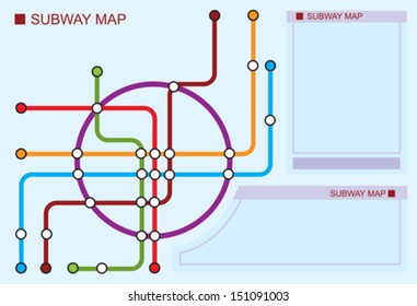 scheme of underground lines