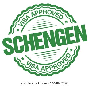 Schengen Visa Approved. Green Stamp.