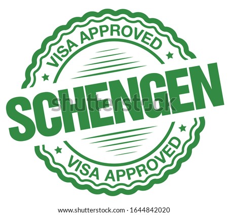 Schengen Visa Approved. Green Stamp.