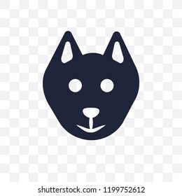 Schipperke dog transparent icon. Schipperke dog symbol design from Dogs collection. Simple element vector illustration on transparent background.