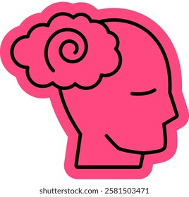 schizophrenia Icon, mental illness, mental health