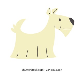 Schnauzer Dog Pet Vector Illustration