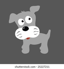 schnauzer puppy vector 2 (more dogs in portfolio)