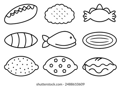 Schnitze line art traditional drawing print