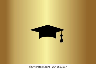 Scholars Hat Basic Elegant Minimal Artistic Stock Vector (Royalty Free ...