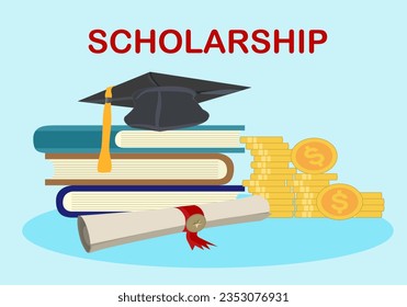 Scholarship is an amount of money given by a school, college, university, or other organization to pay for the studies of a person.