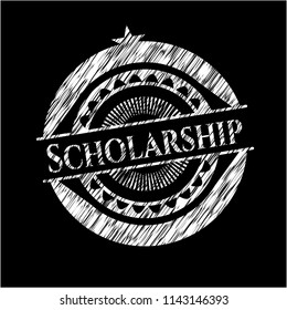 Scholarship chalk emblem