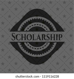 Scholarship dark badge