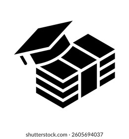 Scholarship Icon Element for Design