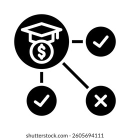 Scholarship Icon Element for Design