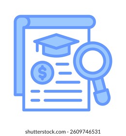 Scholarship Icon Element for Design