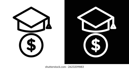 Scholarship icon vector illustration for web and mobile