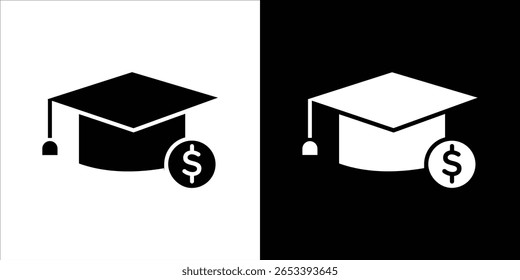 Gráficos escalables del Vector del icono de la beca