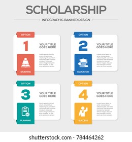 Scholarship Infographic Icons