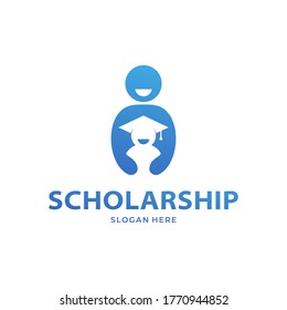 Scholarship Logo Concept, School, Education Design Template