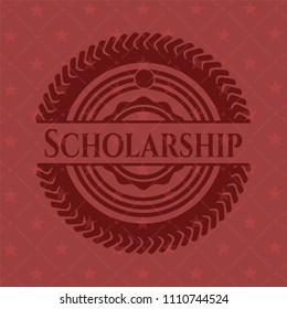  Scholarship red emblem