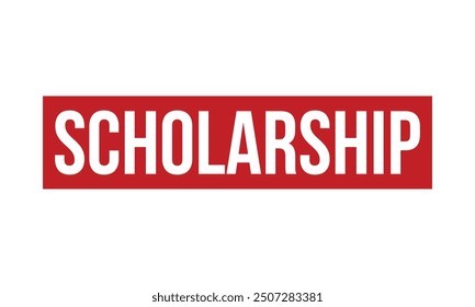 Scholarship Rubber Stamp Seal Vector