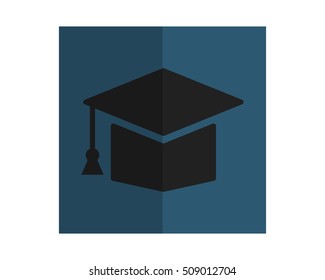 scholarship square graduation cap hat image vector icon logo symbol