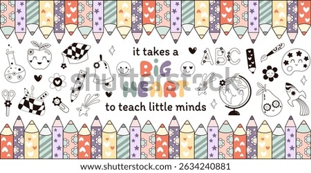 School 16oz Libbey Glass Can Wrap. Teacher Tumbler Wrap, School Supplies, Teacher Appreciation, Teacher life, UV DTF design