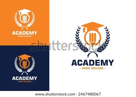 School academy badge logo design