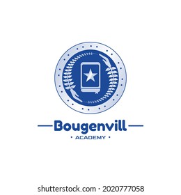 school academy logo vector design