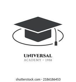  Icono de logotipo de escuela y academia