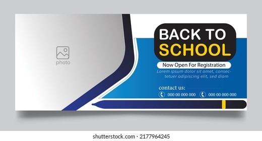 school admission banner for business and finance 