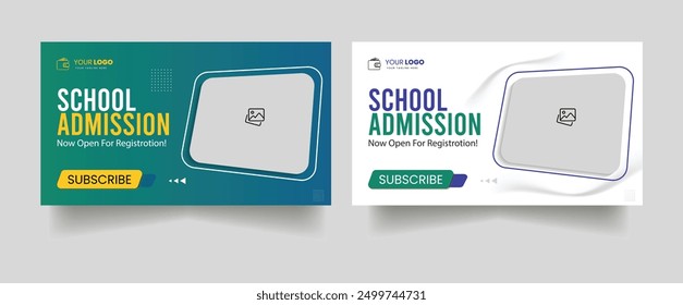 School Admission banner for video thumbnail