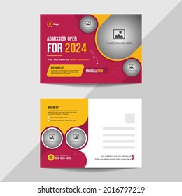 School Admission EDDM Postcard Template