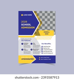 Design des Flyer für die Schulzulassung für Ihr Unternehmen