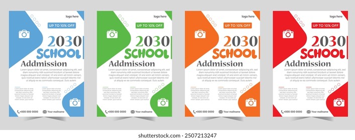 School Admission Flyer Print Ready File