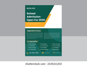 school admission going flyer poster design. your kids deserve the best education flyer design. school admission open leaflet design.