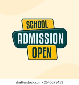 school admission open banner for social media post and instagram post template
