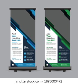 School Admission Open roll up banner design Template , Vector illustration.