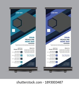 School Admission Open roll up banner design Template , Vector illustration.