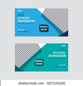 school admission social media post ad facebook instagram,twitter