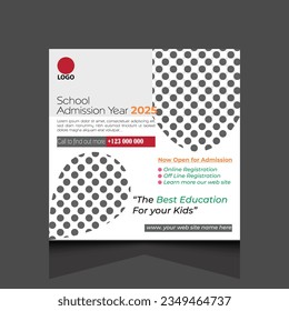 School Admission Social Media Post