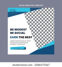 School Admission social media post or instagram post template
